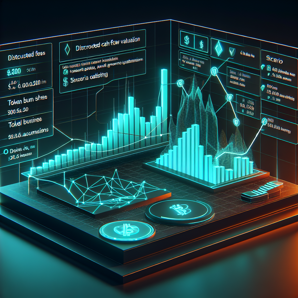 Crypto Token Discounted Cash Flow Valuation: Modeling Network Fees, Burn Schedules, and Long-Term Growth Assumptions chart