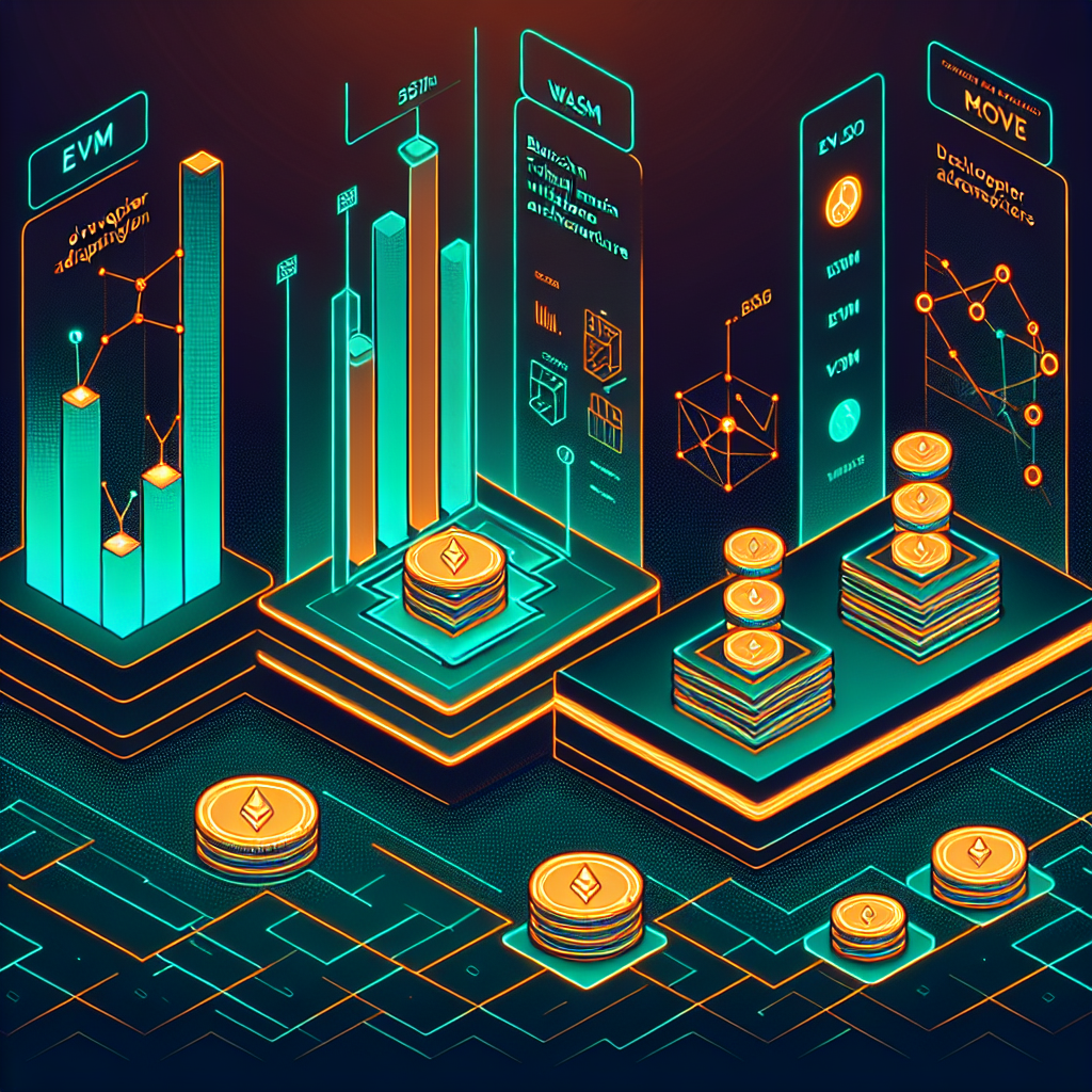 Blockchain Virtual Machine Comparison: EVM, WASM, and Move Architecture, Developer Adoption Metrics, and Investment Implications chart